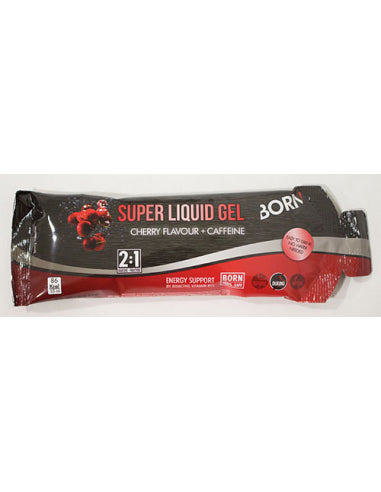 Born super liquid gel cereza+cafeina 55ml "unidad"