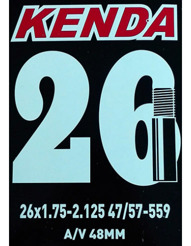 Camara 26x1.90/2.125 v/ancha 48mm kenda