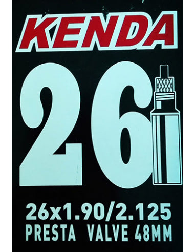 Camara 26x1.90/2.125 v/presta 48mm kenda