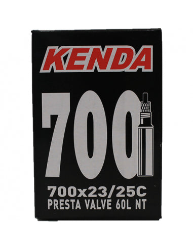 Camara 700x23/25c v/presta 60mm kenda