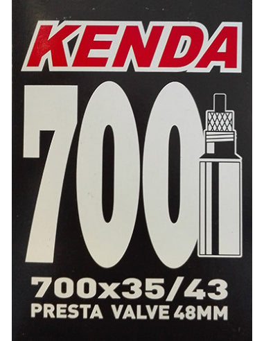 Camara 700x35/43c v/presta 40mm kenda