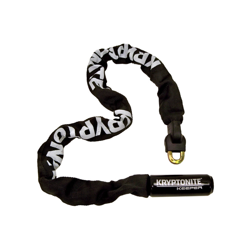 Candado cadena keeper 7mm 85cm negro 2 llaves