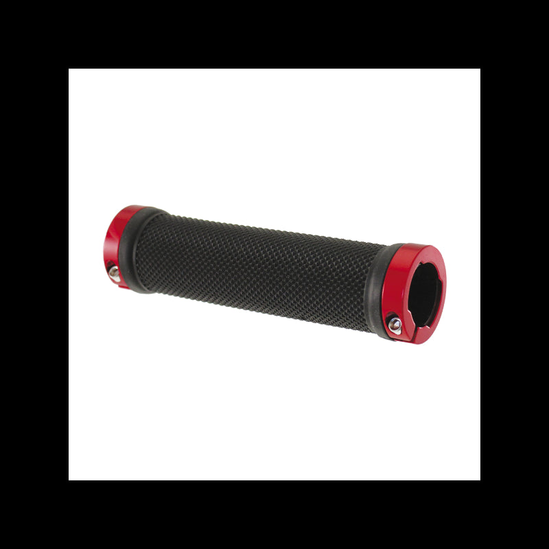 Par puños mtb lock doble lock ring rojo wag