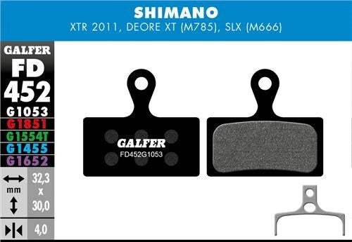 Shimano XTR M985, XT M785, SLX M666