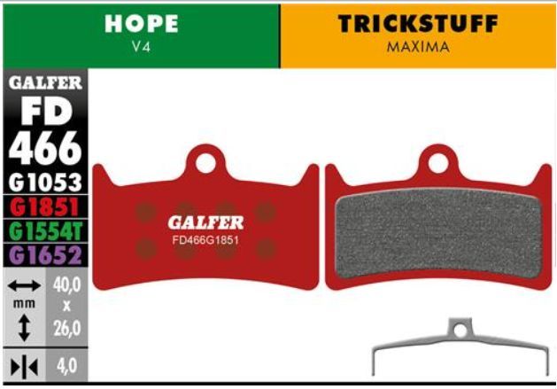 Hope V4 y Trickstuff Maxima